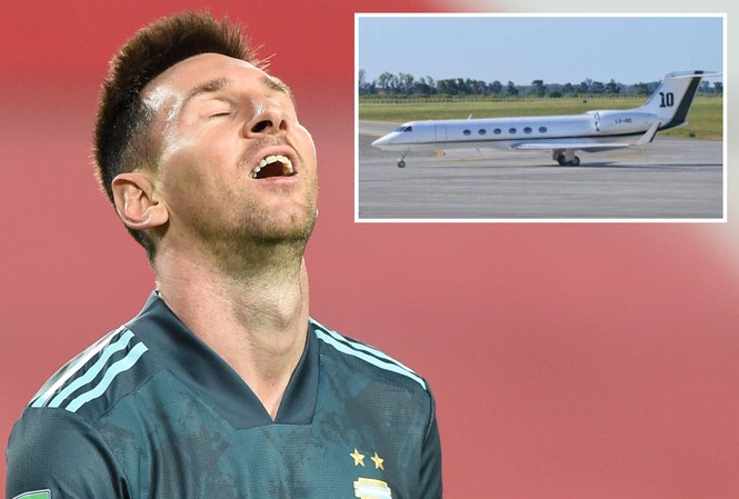 HOT: Messi bị 5 cán bộ chặn đầu máy bay đòi tiền thuế