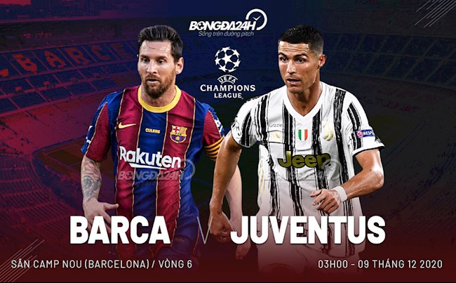 Nhận định, soi kèo Barcelona vs Juventus 3h ngày 9/12/2020