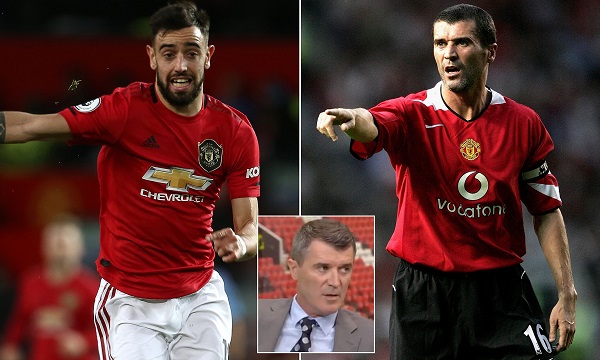 Roy Keane cười mỉa mai khi fan M.U so sánh Bruno với Eric Cantona: “Danh hiệu đâu mà sánh vai”