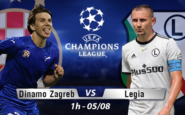 Nhận định, soi kèo Dinamo Zagreb vs Legia Warszawa 1h ngày 5/8/2021